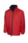 UC605 Premium Reversible Fleece Jacket Red / Navy colour image